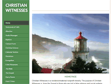 Tablet Screenshot of christianwitnesses.net
